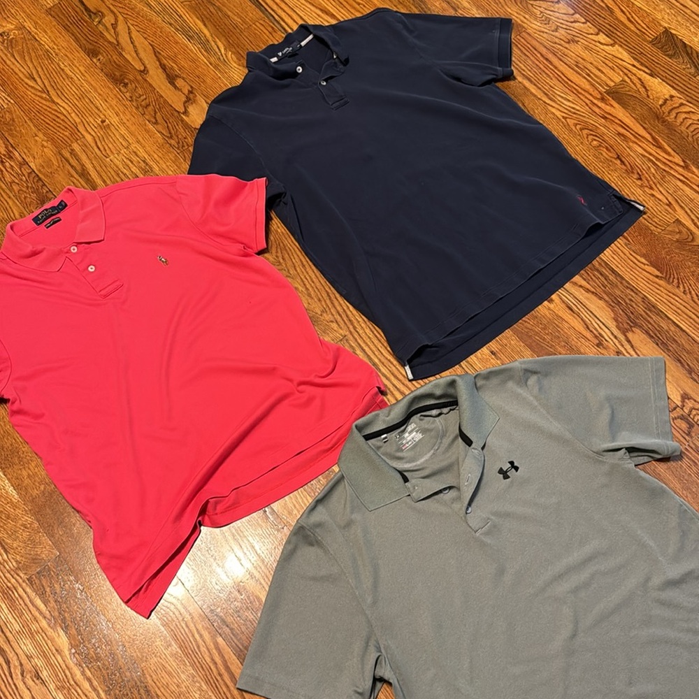 Men’s Size Large polo shirt bundle.